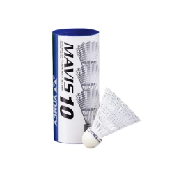 Yonex Mavis 10B Nylon Badminton (3) Shuttlecocks (Middle- Blue)