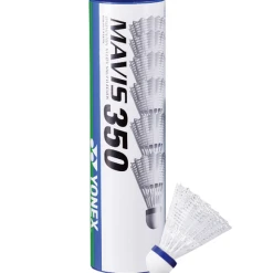 Yonex Mavis 350 Nylon Badminton (6) Shuttlecocks (Middle- Blue)