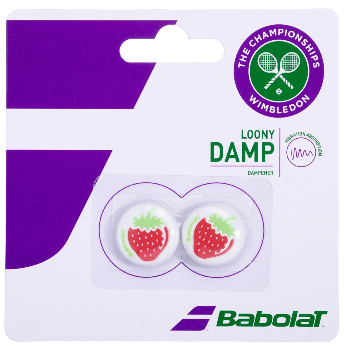 Babolat Strawberry Dampener X2 - 2022 1 Babolat Strawberry Dampener X2 - 2022