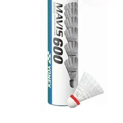 Yonex Mavis 600 Nylon Badminton (6) Shuttlecocks (Fast- Red)