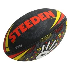 Steeden First Nations Ball - Size 5 - Rugby League Ball