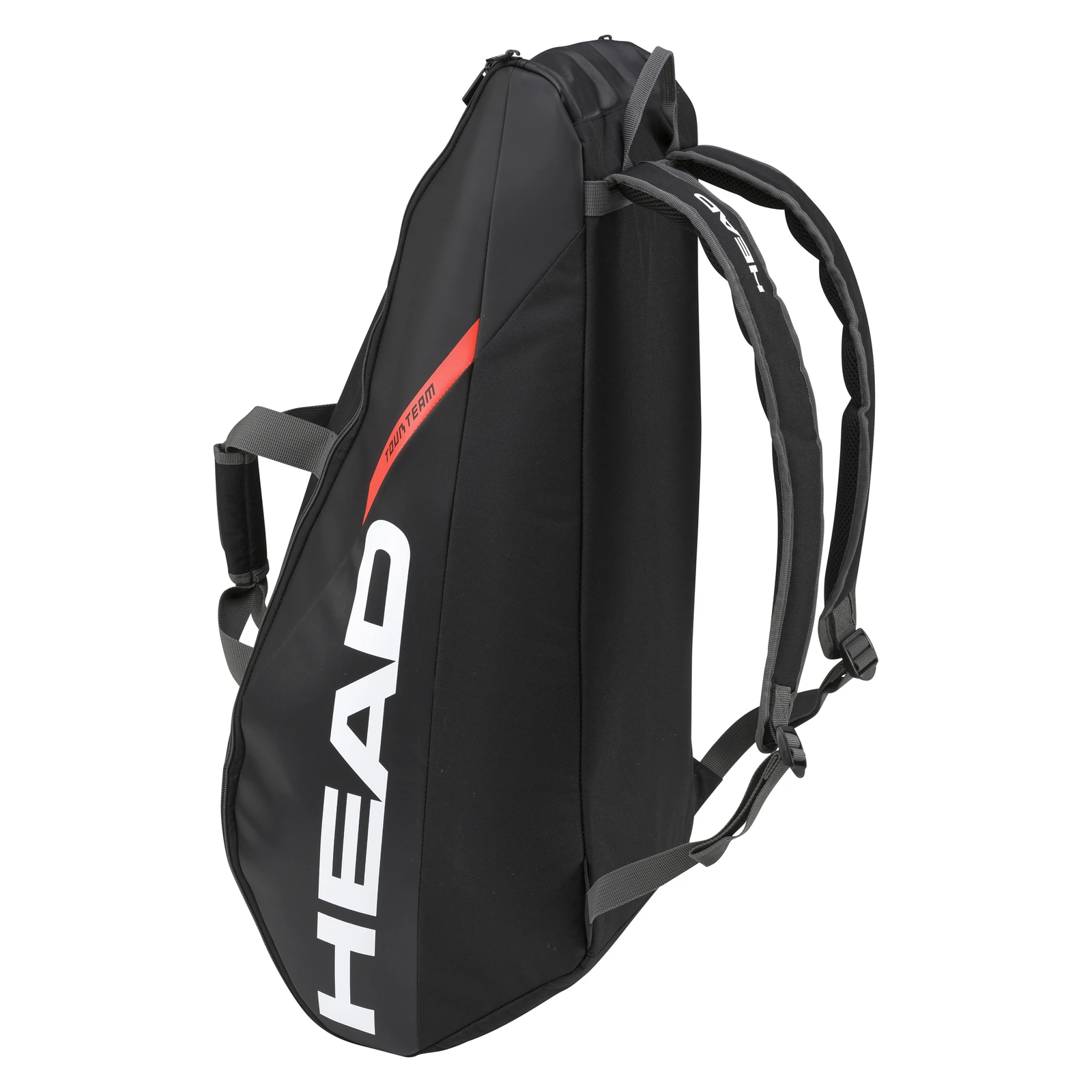Head Tour Team 6 Racquet Bag - Black & Orange 2 Head Tour Team 6 Racquet Bag - Black & Orange - Image 2