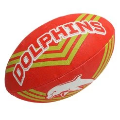 Steeden NRL Supporter Ball Size 5 - Dolphins 2023 -Wilson Shop 28641 DOL 5 1