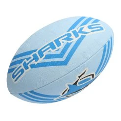 Steeden NRL Supporter Ball 11 Inch - Sharks 2023 -Wilson Shop 28641 SHA 11 1