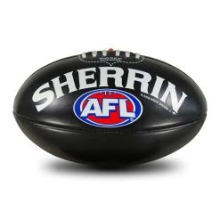 Sherrin 20cm Mini AFL Ball - Black