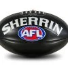 Sherrin AFL Replica PVC Ball - Black