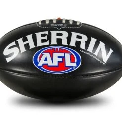 Sherrin AFL Replica PVC Ball - Black
