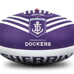 Sherrin AFL Team Ball - Fremantle Dockers - Size 5