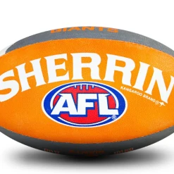 Sherrin AFL Team Ball - GWS Giants - Size 5 -Wilson Shop 4310 GWS 3
