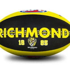 Sherrin AFL Team Ball - Richmond Tigers - Size 5 -Wilson Shop 4310 RIC 1