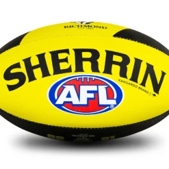 Sherrin AFL Team Ball - Richmond Tigers - Size 5 -Wilson Shop 4310 RIC 2