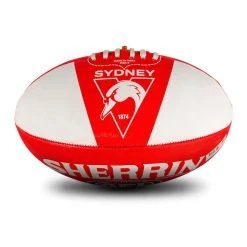 Sherrin AFL Team Ball - Sydney Swans - Size 5