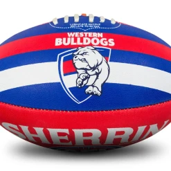 Sherrin AFL Team Ball - Western Bulldogs - Size 5