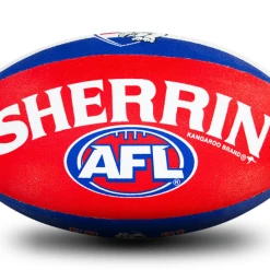Sherrin AFL Team Ball - Western Bulldogs - Size 5 7 Sherrin AFL Team Ball - Western Bulldogs - Size 5 -Wilson Shop 4310 WBU 3