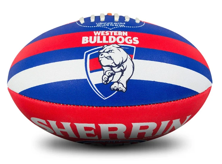 Sherrin AFL Team Ball - Western Bulldogs - Size 5 1 Sherrin AFL Team Ball - Western Bulldogs - Size 5
