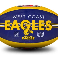 Sherrin AFL Team Ball - West Coast Eagles - Size 5 6 Sherrin AFL Team Ball - West Coast Eagles - Size 5 -Wilson Shop 4310 WCE 2