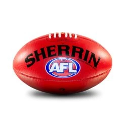 Sherrin AFL Replica Training Ball - Red - Size 3 6 Sherrin AFL Replica Training Ball - Red - Size 3 -Wilson Shop 4431REPLICA 2