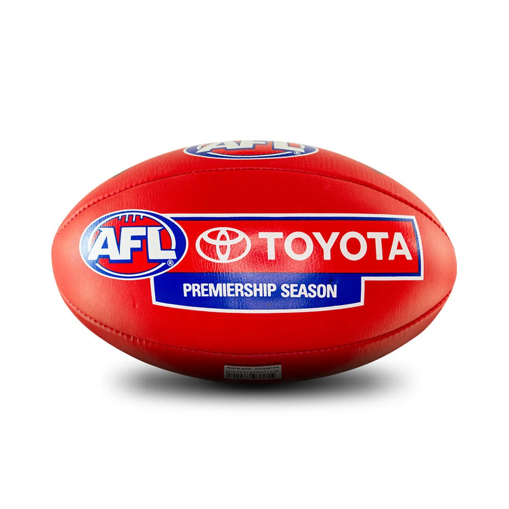 Sherrin AFL Replica Training Ball - Red - Size 3 4 Sherrin AFL Replica Training Ball - Red - Size 3 - Image 4