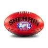Sherrin AFL Replica Training Ball - Red - Size 4