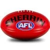 Sherrin AFL Replica Training Ball - Red - Size 5