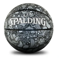 Spalding Paisley Outdoor Basketball Size 7 - Black/White