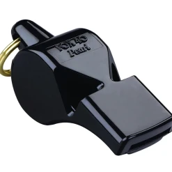 FOX 40 Pearl Whistle With Breakaway Lanyard - Black