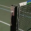 Allsports Products Allsports Tennis Net Posts With Internal Stainless Steel Winder - With Concrete Flange Plate