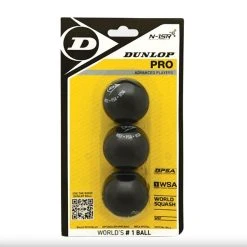 Dunlop Pro 3 Ball Blister Pack