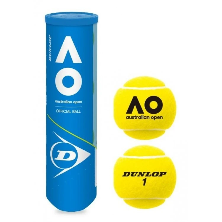Dunlop Australian Open 4 Ball Can 12 Can Case 2 Dunlop Australian Open 4 Ball Can 12 Can Case - Image 2