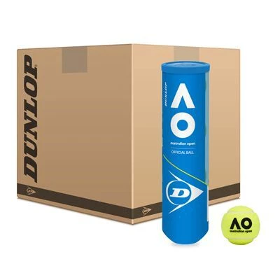 Dunlop Australian Open 4 Ball Can 12 Can Case 1 Dunlop Australian Open 4 Ball Can 12 Can Case