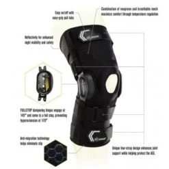 DonJoy Performance Bionic Full Stop Hinged Knee 5 DonJoy Performance Bionic Full Stop Hinged Knee -Wilson Shop DP151KB06 B1 1
