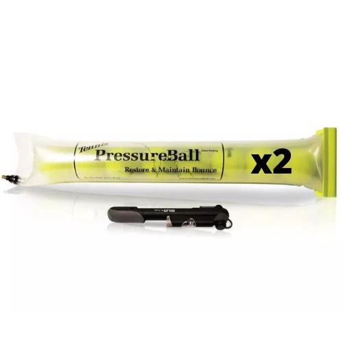 PressureBall Tennis Ball Presssuriser - 2 Tubes + 1 Pump 1 PressureBall Tennis Ball Presssuriser - 2 Tubes + 1 Pump