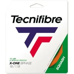 Tecnifibre X-One Biphase 1.18 Orange Squash String Set
