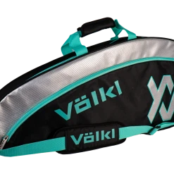 Volkl Tour Pro 3 Racquet Bag Black/Turquoise/Silver 2022