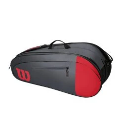 Wilson Team 6 Tennis Bag Red/Grey