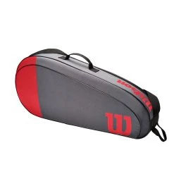 Wilson Team 3 Tennis Bag Red/Grey
