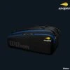 Wilson US Open Tour 12R Bag - Black/Blue/Yellow - 2022