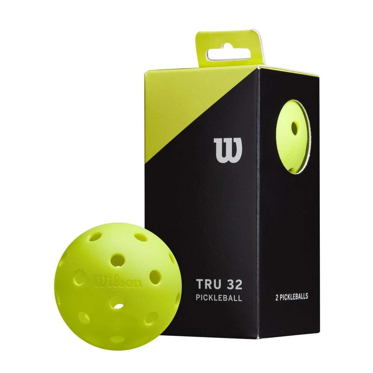 Wilson Tru 32 Pickleball Ball - 2 Pack 1 Wilson Tru 32 Pickleball Ball - 2 Pack