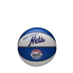 Wilson NBA Team Retro Mini Basketball - Brooklyn Nets