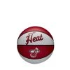 Wilson NBA Team Retro Mini Basketball - Miami Heat