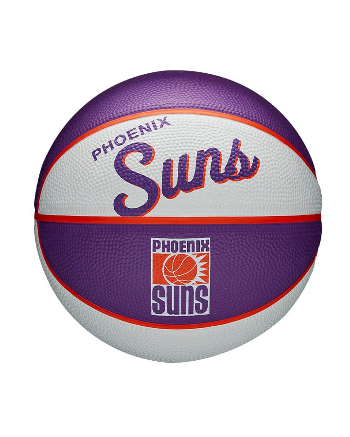 Wilson NBA Team Retro Mini Basketball - Phoenix Suns 1 Wilson NBA Team Retro Mini Basketball - Phoenix Suns
