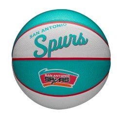 Wilson NBA Team Retro Mini Basketball - San Antonio Spurs