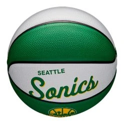 Wilson NBA Team Retro Mini Basketball - Seattle Super Sonics -Wilson Shop WTB3200XBSEA 2